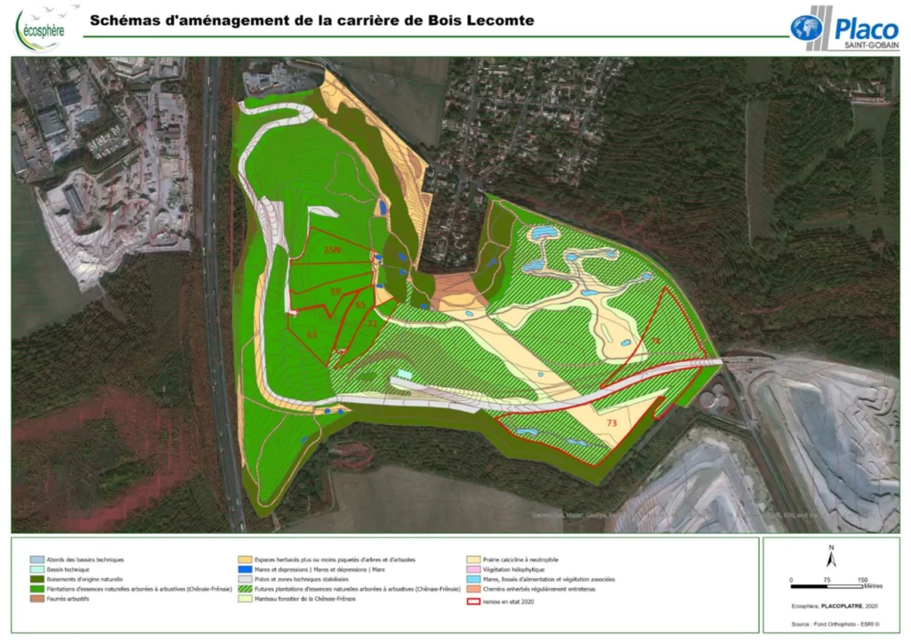 Schéma d'aménagement de carrière de Bois Lecomte